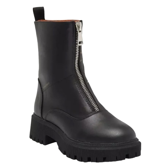 French Connection Shoes - NEOB French Connection Julie Front Zipper Boots Women's, BLACK, Size: 8.5